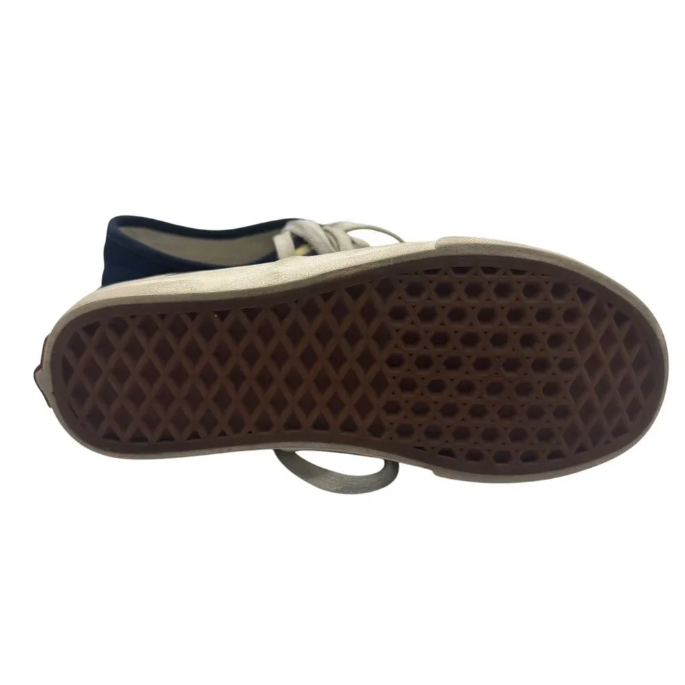 Vans Womens UltraCush Navy Canvas Shoes W/ Multicolor Stripes Size 5.5 US - Picture 7 of 9